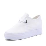 Casual Canvas Creepers Lace-up Women Platform Sneakers