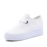 Casual Canvas Creepers Lace-up Women Platform Sneakers