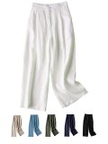 Plus Size Women Plain Casual Pants