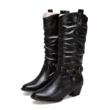 Women Vintage Booties Casual Plus Size Shoes