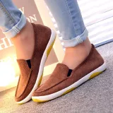 Women Corduroy Loafers Casual Comfort Slip On Shoes
