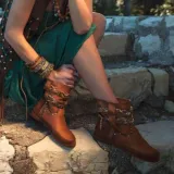 Tassel Flat Heel Boots