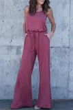 Sexy Spaghetti Strap Wide Leg Jumpsuit