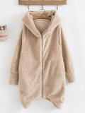 Hoodie Casual Asymmetric Hoodies & Sweatshirt
