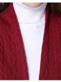 Thickened Long Sleeve Jacket Long Cardigan