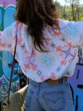 V Neck Boho Floral-Print Shirts & Tops