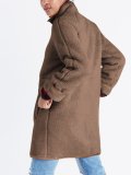 Solid Wool Blend Outdoor Coats