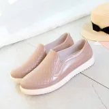 Comfy PVC Rain Shoes Slip-On Loafers