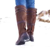 Low Heel Belt Buckle Riding Boots Plus Size Split Joint Boots