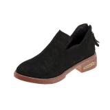 Women Ankle Booties Zipper Casual Shoes