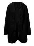 Women Cashmere Sherpa Coat Warm Teddy Bear Coats With Hoodie