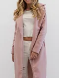 Shawl Collar Polyester Elegant Solid Blazer