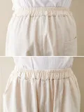 Plus Size Women Plain Casual Pants