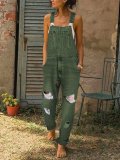 Women's Casual Denim Rompers