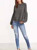 Appliqued Sweet Cotton Blouse & Shirts