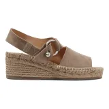 Women Arc Suede Espadrille Wedge Sandals