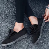 Women's Flat Shoes Round Toe Casual Bowknot Non-slip Flats