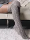 Casual Warm Plain Knee-Socks