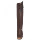 Women Color-block Riding Boots Low Heel Pu Boots