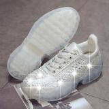 Wild Sports Sponge Cake Rhinestone Thick Bottom Increased Old Shoes