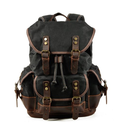 Vintage Canvas Leather Backpacks