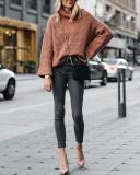 Autumn/Winter Leisure High-Collar Long-Sleeved Loose Sweaters