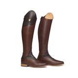 Women Color-block Riding Boots Low Heel Pu Boots