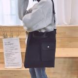 3 Colors With-pockets Canvas Handbag