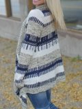 Long Sleeve Cotton-blend Cardigan