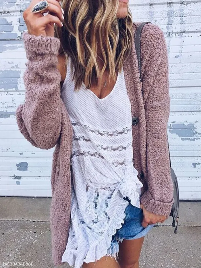 Loose Long Sleeved Cardigan