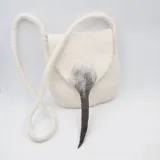 White Wool Women's Bags