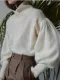 Turtleneck Solid Color Long Sleeve Knit Sweater