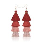 Handmade Colorful Tasseled Bohemia Earrings