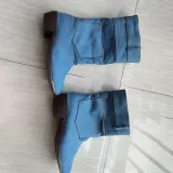 Women Denim Booties Casual Plus Size Shoes