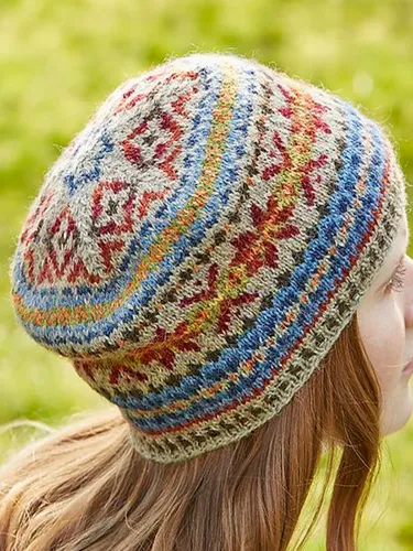 Casual Printed Knitted Hats