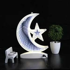 Thrisdar LED3D Battery USB Dual Mirror Tunnel Night Light