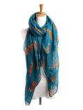 Fox Print Soft Women Scarf