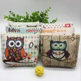 Fashion Cartoon Owl Zero Wallet Key Bag Children's PU Wallet Coin Bag