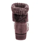 Women Warm Martin Booties Casual Comfort Plus Size Lace Up Shoes