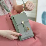 Fashion Women Tassel Cell Phone Wallets