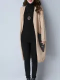 Patchwork Long Sleeve Cotton Cardigans