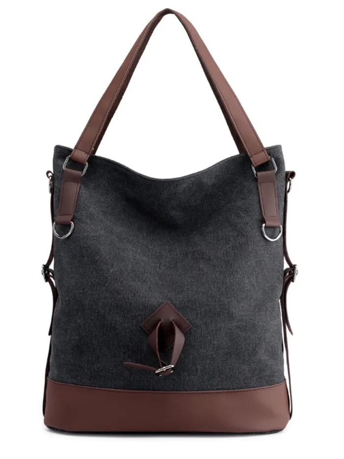Women Canvas Large Capacity Bag Leisure  Shoulder Bags