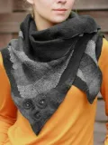Casual Color-Block Scarves & Shawls