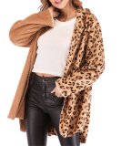 Fashion Leopard Print Hoodie Cardigan