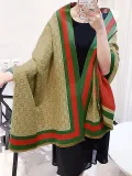 Geometric Elegant Cashmere Scarf