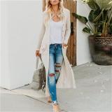 Fashion Button Long Sleeve Pocket Cardigan