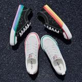 Fashion Casual Korean Style Mixed Color Canvas Shoes Sneakers