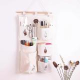 7 Pockets Wall Hanging Bag Linen Closet Organizer