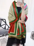 Geometric Elegant Cashmere Scarf