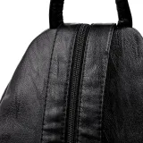 2 in 1 Women Leather Backpack+Crossbody Sling Shoulder Bag